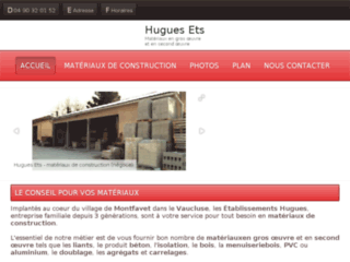 hugues-materiaux.fr website preview