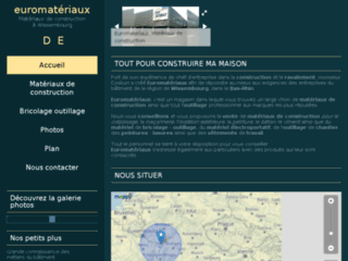 euromateriaux.fr website preview