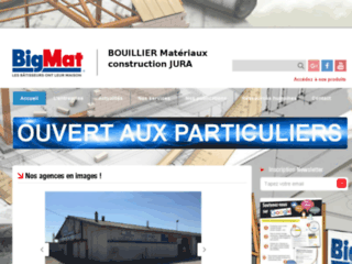 bouillier-materiaux.bigmat.fr website preview