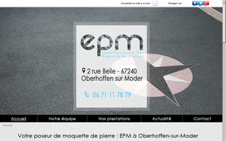 epm67.fr website preview