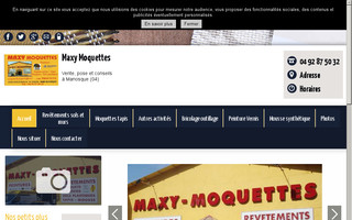 maxy-moquettes-manosque.fr website preview