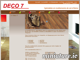 deco7.fr website preview