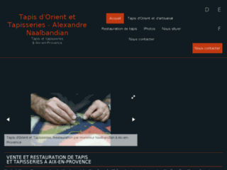 restauration-tapis-naalbandian.fr website preview