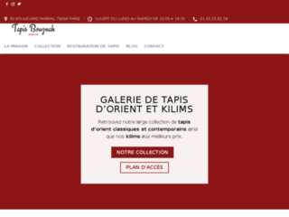 tapis-bouznah.fr website preview