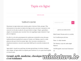 tapis-en-ligne.com website preview