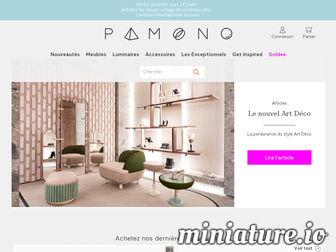 pamono.fr website preview