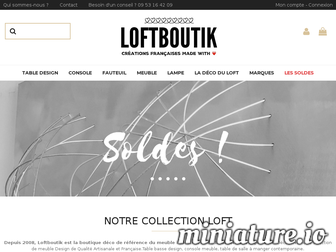 loftboutik.com website preview