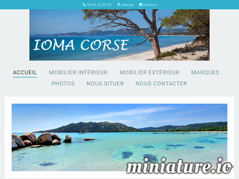 iomacorse.fr website preview