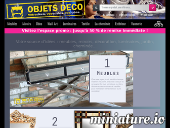objets-deco.com website preview