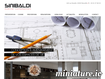 sinibaldi-design.com website preview