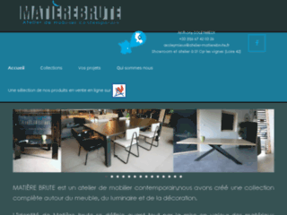 atelier-matierebrute.fr website preview