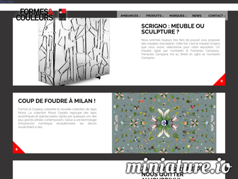 formesetcouleurs.fr website preview