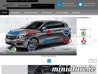 grimal-automobiles.fr website preview