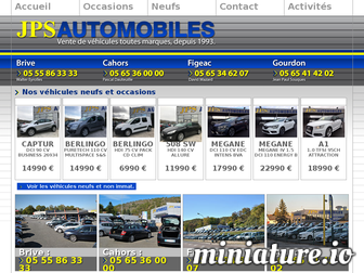 jpsautomobiles.fr website preview