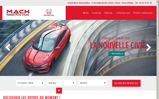 mach-automobiles.com website preview