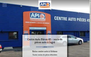 api-pieces-auto-orleans.fr website preview