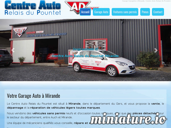 garage-automobiles-mirande.fr website preview