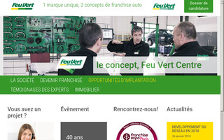 franchisefeuvert.fr website preview