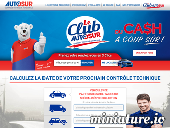 autosur.fr website preview