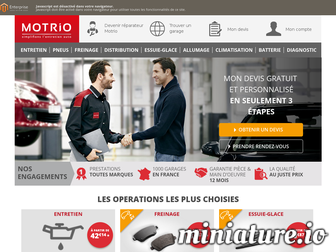 motrio.fr website preview