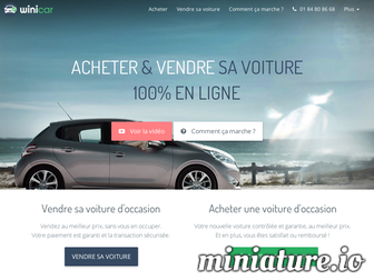 winicar.fr website preview