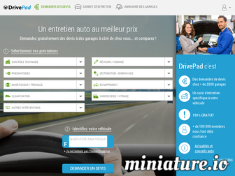 drivepad.fr website preview