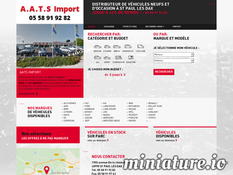 aats-import.fr website preview