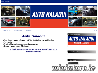 autohalaoui.com website preview