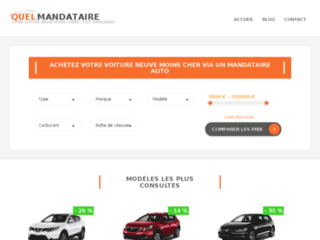 quelmandataire.fr website preview
