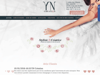 yn-creation.fr website preview