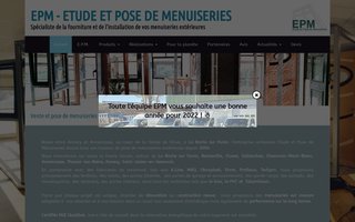 fenetres-portes-volets-epm-74.com website preview
