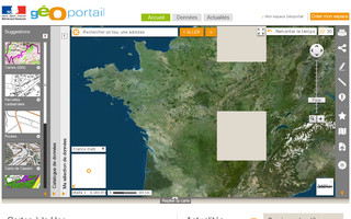 geoportail.gouv.fr website preview