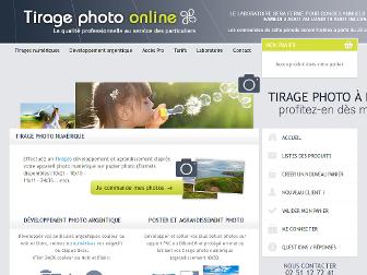 tirage-photo-online.com website preview