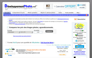developpementphoto.net website preview