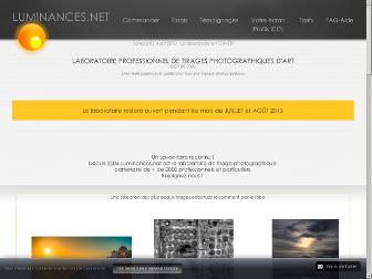 luminances.net website preview