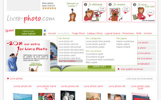 livre-photo.com website preview