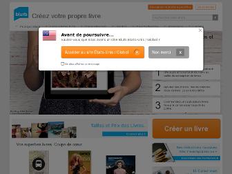 blurb.fr website preview