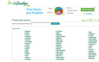 lagenealogie.com website preview
