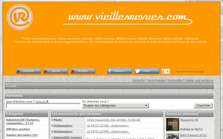 vieillesrevues.com website preview