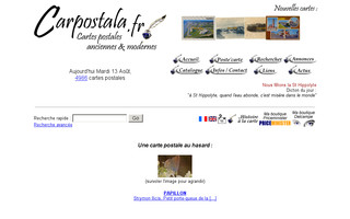 carpostala.fr website preview
