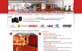 immersive.fr website preview