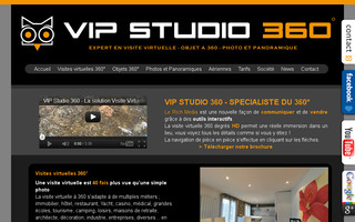 vip-studio360.fr website preview