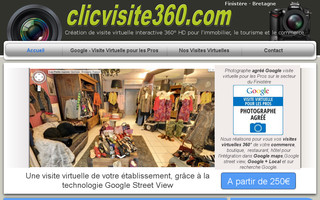 clicvisite360.com website preview
