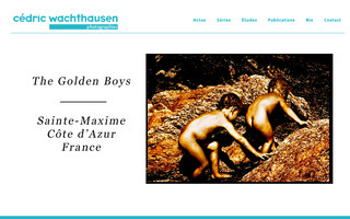 cedricwachthausen.com website preview