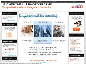 jechercheunphotographe.fr website preview