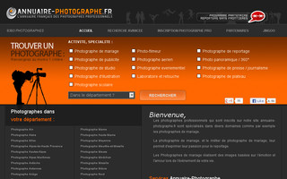 annuaire-photographe.fr website preview