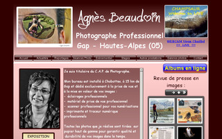 agnes-beaudoin-photographe.fr website preview