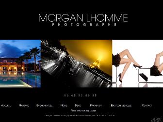 morganlhommephotographe.com website preview
