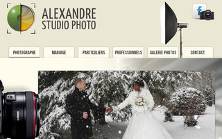 alexandrestudiophoto.fr website preview