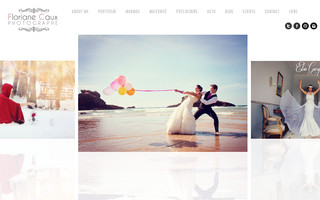 florianecaux.com website preview